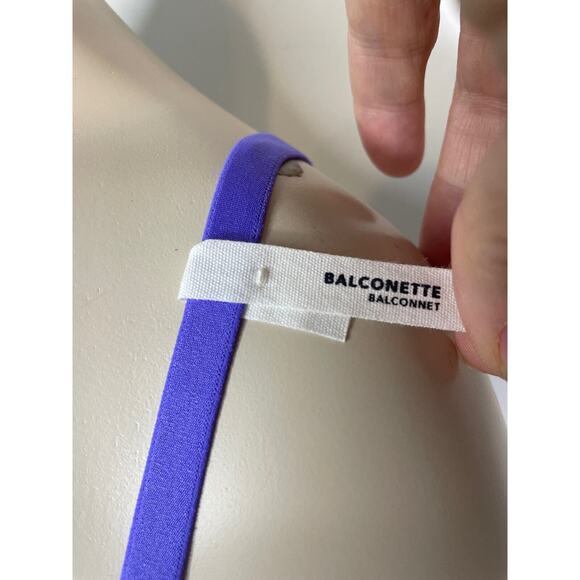 Smoothez by Aerie Women's Size 32D Balconette Bra Blue Mesh Sheer Underwire NWT - Picture 4 of 7